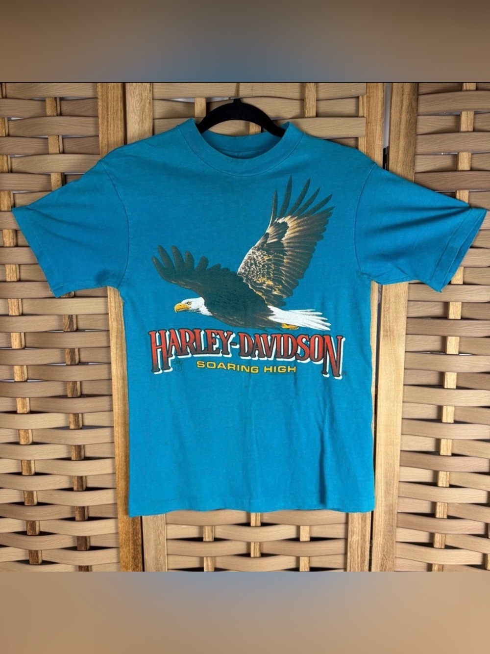 Harley-Davidson 1969 Stratman Single Stitch Eagle Keystone PA Motorcycle Tshirt